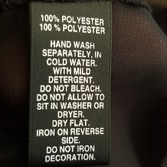 Saks "BLACK" label sequin sheer top - Picture 8 of 8